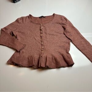 Peruvian Connection Mauve Button-Down Shirt